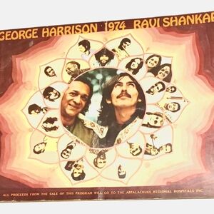 George Harrison 1974 Tour Book Program